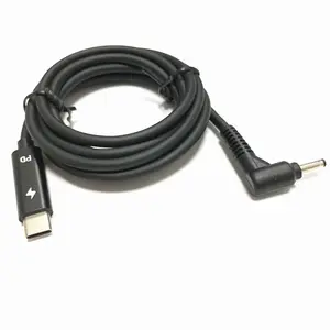 Hot Type C USB-C Input to DC 3.0*1.1mm Power PD Charge Cable for Laptop 18-20V