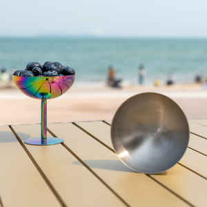 Rame Bicchieri di Vino In Acciaio Inox Champagne Flauti Martini Margarita Bicchiere Da Cocktail di Ghiaccio Tazza di Panna - Product Image 3