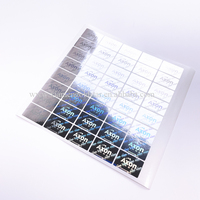Autocollant holographique de fabrication d'autocollant d'hologramme personnalisé en Chine avec autocollant en papier d'hologramme de code QR