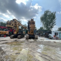Foreuse rotative hydraulique XCMG XR360 d'occasion robuste pour le forage de pieux, idéale pour les projets de breakwaters de quais