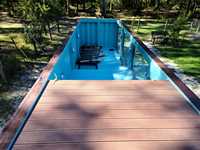 Piscine hors sol modulaire en acier préfabriqué, écologique, à installation rapide, pour le divertissement familial