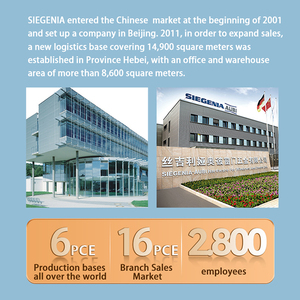 SIEGENIA Engsel Lipat Modern dari Paduan Aluminium yang Tahan Lama untuk Pintu dan Jendela Geser, Pemasangan dengan Sekrup, Buka Tarik-Tarik, Geser Ayun - Product Image 6