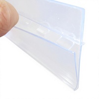 Étiquette de prix en PVC XH327 de marque XH pour étagère, type extrusion moulée, haute visibilité, affichage de catégorie de produit