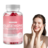 SUNI Factory OEM/ODM Gummies à la vitamine C naturelle, au glutathion et au collagène pour l'éclat de la peau, compléments alimentaires pour l'éclaircissement de la peau