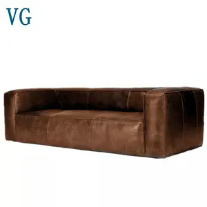 Italy style furniture leather living room sofa upholstery two seats couch luxury living room sofa