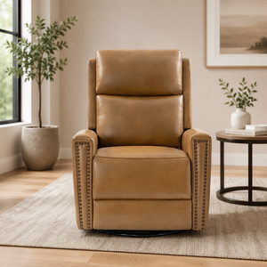 Canapé sectionnel inclinable électrique en cuir noir et marron, <span class=keywords><strong>fauteuil</strong></span> de salon motorisé réglable - Product Image 6