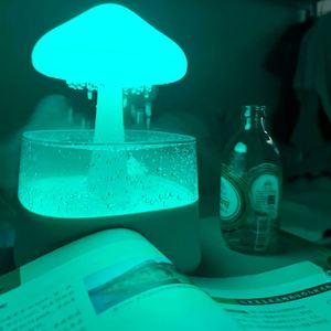 USB-C Rain Sound 3 Modes Wood Table <b>Lamp</b> Timer <b>Remote</b> <b>Control</b> 450ML Humidifier Diffuser 7 Colors LED <b>Lamp</b> Aromatherapy for Room - Product Image 5