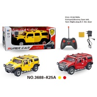 4DRC Coche de Control Remoto a Escala 1:16, Modelo de Simulación con Apertura de Puertas, 5 Canales, Alta Velocidad, Derrape, Vehículo Deportivo Eléctrico, 27MHz, Juguete RC