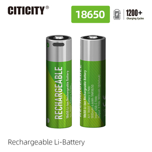 CITICITIY Paquete de 2 Baterías Recargables 18650 de 2000mAh 3.7V con Baja Autodescarga, Precargadas y de Larga Duración - Product Image 2