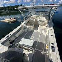 Tapis de pont en mousse EVA imitation teck pour bateau 2006 Boston Whaler 235 Conquest Cockpit Pad, style SeaDek MarineMat Gatorstep, auto-adhésif