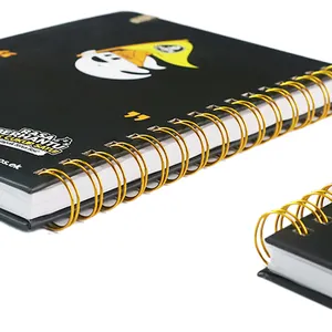 Özel Logo Spiral defter a6 b5 planlayıcıları ve notebooklar özel defter