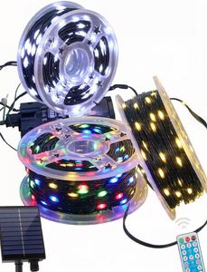 Guirlande lumineuse LED de Noël en gros, fil de cuivre vert, guirlande féerique, télécommande manuelle, piles, étanche, lumière chaude - Product Image 3