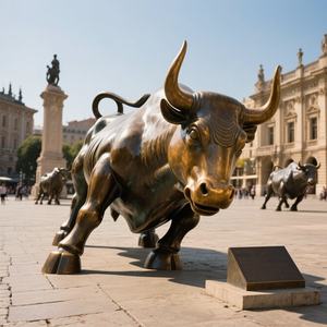 カスタムメイド等身大ブロンズ雄牛像闘牛彫刻宗教用JZブランドモデルJZ-B-Y-212 - Product Image 6