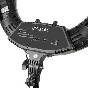 Anneau lumineux LED 18 pouces pour selfie <span class=keywords><strong>avec</strong></span> trépied photographie Anneau lumineux LED maquillage tournage vidéo <span class=keywords><strong>avec</strong></span> trépied anneau lumineux pour téléphone - Product Image 1