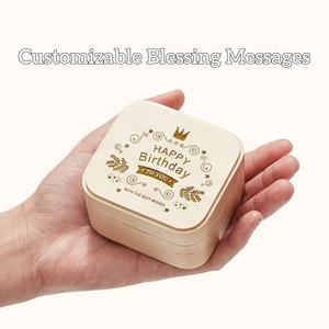 Caja Musical de Madera con Logotipo y Material Personalizados, Estilo Nuevo <span class=keywords><strong>2025</strong></span>, Regalo de Cumpleaños para Niños - Product Image 4