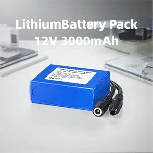 12V 3000mAh 可充电半固态锂电池组 1200 次循环 -20-60 通用型太阳能/汽车/医疗用 高性能 7565121 - Product Image 1