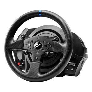 Volant et pédalier Thrustmaster pour simulateur de course, compatible avec 4 T300Rs GT Edition, frein à main filaire noir, modèle 0705849 - Product Image 3