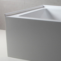 Tablier de salle de bain, jupe Simple en acrylique, dimensions 60x32 pouces, style europe et amérique du nord, livraison gratuite