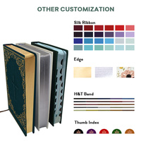 Biblia Personalizada con Diseño de Cruz en Relieve, Tapa Dura de Cuero PU, Impresa al por Mayor, Fabricación OEM, Regalo Religioso