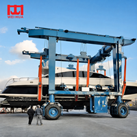 Prix usine Grue portique mobile marine sur pneus en caoutchouc, sur mesure, pour levage de yachts, capacité 500t 1000 tonnes