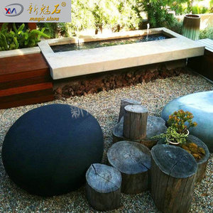 Nuevo Banco Redondo de Hormigón Prefabricado Magic Stone GRC para Parques, Asientos de Tamaño Personalizado para Decoración Exterior - Product Image 4