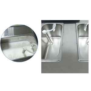 Cao cấp 3 hương vị tiết kiệm năng lượng thương mại Máy làm kem mềm với miễn phí kem bột để kiểm tra - Product Image 3