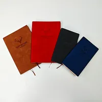 Cuaderno de Lujo Personalizado con Tapa Dura de Cuero PU/Tela, A4/A5/A6/B5/B6, Recargable, Diario de Negocios, Encuadernación Cosida, con Presilla para Bolígrafo, Regalo