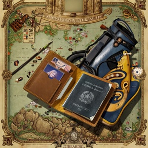 Porta Pasaportes Multifuncional Vintage de Cuero Boshiho, Diseño Crazy Horse, Clip para Documentos y Tarjetas de Embarque de Cuero Genuino - Product Image 1