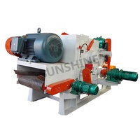 SUNSHINE Nouvelle machine de broyage de copeaux de bois à biomasse, fournie directement par l'usine chinoise, broyeur à tambour robuste, 37KW, 3-5t/h