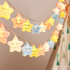 Smile Cloud Sun <strong>rainbow</strong> 1.5m 10Leds String <strong>Light</strong> Battery Powered Led Fairy Lamp Kids Bedroom Xmas Garland Wedding Party Decor - Product Image 1