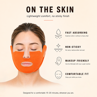 OEM Custom Zeebuckthorn Cafeïne Koelende Hydrogel V-Line Kinmasker Kaaklijn Ontzwelling Contour Look Contourverzorging Beautyproducten