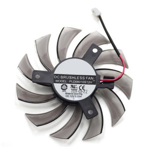 Ventilador de Refrigeración de 75MM DC12V 0.25A PLD08010S12H para Tarjetas Gráficas HD 6850 7970 <span class=keywords><strong>GTX</strong></span> <span class=keywords><strong>460</strong></span> GTX560Ti R270X AMD R7 260x - Product Image 2