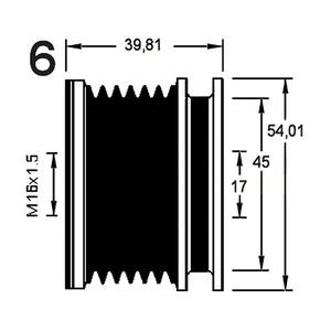 Dispositivo a Ruota Libera per Alternatore Compatibile con RENAULT ESPACE IV 3.0 dCi (JK0J, JK0V) Diesel (KW: 130, CV: 177) - Product Image 3