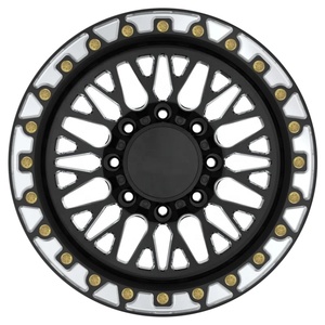 Rines de Aleación de Aluminio Todoterreno 4X4 de 17x9 18*9J 20 Pulgadas con Beadlock Real, 6x135 6x139.7, Acabado Mecanizado para Camionetas - Product Image 5