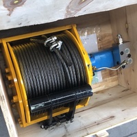 Cabrestante hidráulico de 2t, 4t, 6t, 8t, 10t para dragas, grúas de pontones y excavadoras - ¡Gran oferta!