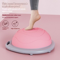 Ballon de yoga semi-circulaire pour l'équilibre, entraînement de base hémisphérique, Pilates, équipement d'exercice à domicile en PVC BSQ-01