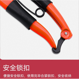 Pruning Shears Stainless Steel Bypass 20-30 Mm Orange Black <b>Garden</b> <b>Tool</b> For Tree Fruit Branches Outdoor Use - Product Image 5