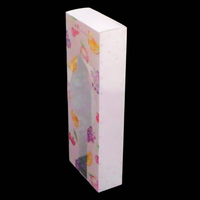 Boîte pliante transparente en PVC écologique imprimée sur mesure avec grande fenêtre, matériaux recyclés pour l'emballage de jouets et de cadeaux