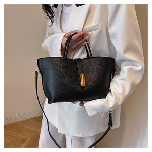 Mode luxe travail grande capacité sac fourre-tout nouvelle couleur unie quotidien mode coréenne épaule sac à bandoulière dames en gros - Product Image 3