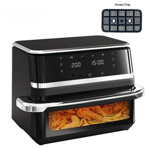 कारखाने प्रत्यक्ष उच्च गुणवत्ता वाली बड़ी क्षमता टचस्क्रीन स्टेनलेस स्टील दोहरी टोकरी खिड़की और घर के लिए दृश्यमान एयर फ्रायर - Product Image 6