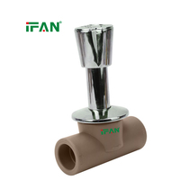 Tuyau d'eau en polypropylène IFAN pour cuisine et salle de bain, vanne PPR