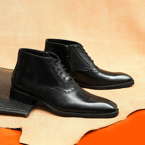 Chaussures Homme Vintage en Cuir Véritable Sculpté, Respirantes et Légères, Idéales pour Mariage et Automne – Vente en Gros - Product Image 5