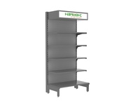 Supermarché, magasin de commodité, épicerie, vente au détail, affichage en métal simple face, gondole, Rack, étagère