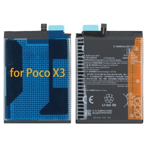 BN61 6000มิลลิแอมป์ต่อชั่วโมงสำหรับ Xiaomi poco X3แบตเตอรี่ลิเธียมโพลิเมอร์สำหรับเปลี่ยนแบตเตอรี่โทรศัพท์มือถือ - Product Image 1
