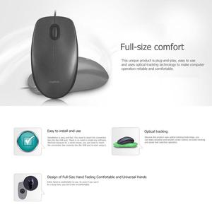 Logitech M90 wired mouse is suitable for laptops, desktop <b>computers</b>, <b>office</b> games, etc - Product Image 5