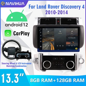 NaviHua 13.3inch Android Car DVD Player Ac <b>Panel</b> Display Climate Cluster Instrument for Land Rover Discovery 4 2010 2-2016 - Product Image 2