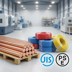 Cable Eléctrico de Cobre <span class=keywords><strong>HIV</strong></span> de 600V con Certificación JIS C 3317 PSE, Cable de 1.2-2.0mm con Aislamiento de PVC para Cableado de Edificios y Viviendas - Product Image 1