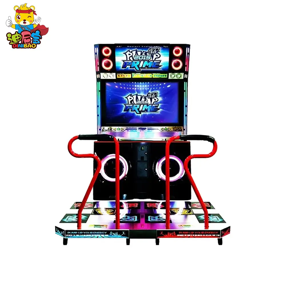 Vendita calda 2 giocatori arcade dance machine Pump It Up arcade dancing game machine in vendita