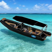 Bateau semi-rigide Hedia Real Production en aluminium 960 Zodiac, 32 pieds (9,6 m), yacht de luxe avec certification CE