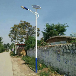 Customized Solar Led Streetlight 6m <b>Pole</b> With Poly Si Cell For Outdoor Rural Use - Product Image 1